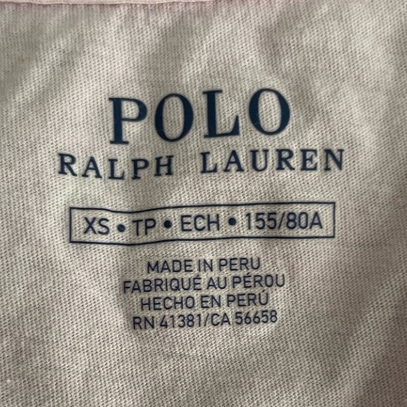 Pink Polo V neck T - Picture 3 of 3